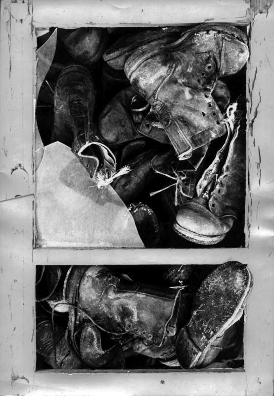Boots (detail) by Joshua Neustein, Georgette Batlle and Gerard Marx